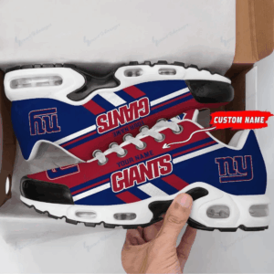 New York Giants Personalized Plus Air Max Sneaker Shoes
