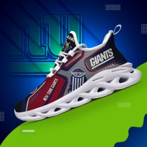 New York Giants White C Sneakers 2025 Version Personalized Your Name, Sport Sneakers , Sport Gifts Ph605