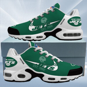 New York Jets Est. Custom Name Air Max Shoes Air Cushion Sneakers