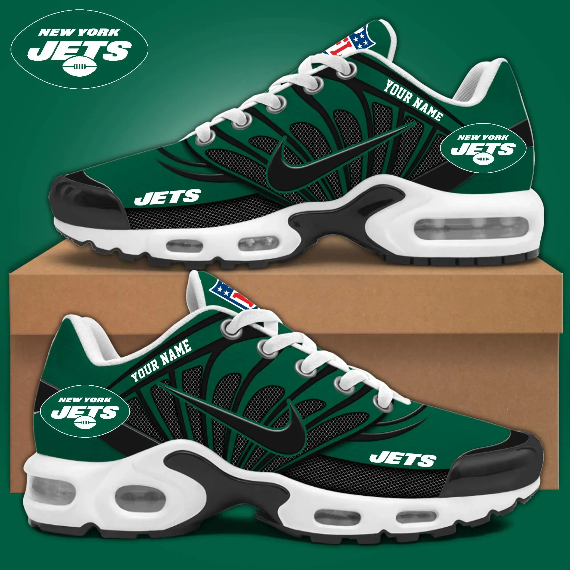 New York Jets New Air Max Plus Shoes Air Cushion Sneaker 893jy-6947 1 New York Jets New Air Max Plus Shoes Air Cushion Sneaker 893jy-6947