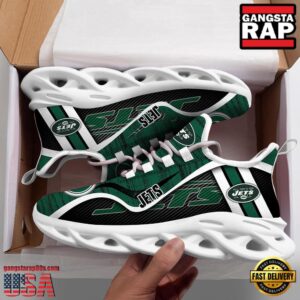 New York Jets National Football League Clunky Air Max Shoes Air Cushion Sneakers Gift For Fans
