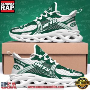 New York Jets Personalized Clunky Sneaker Max Soul Shoes