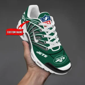 New York Jets Personalized Name Team Mix Colors Sport Team Air Max Shoes Air Cushion Sneakers 274nb-7740