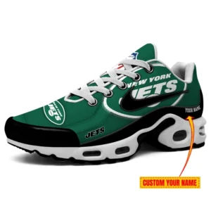 New York Jets Personalized Name Team Mix Colors V1 Air Max Shoes Air Cushion Sneakers