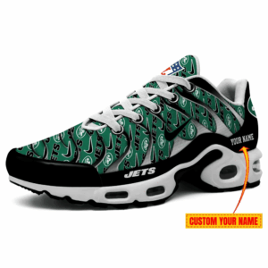 New York Jets Personalized Name Team Mix Colors V5 Air Max Shoes Air Cushion Sneakers