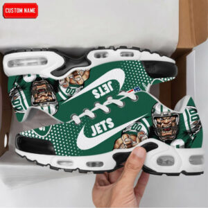 New York Jets Premium Air Max Plus Sport Sneakers For Fan Gifts