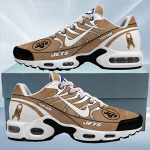 New York Jets Salute To Service Personalized Air Max Shoes Air Cushion Sneakers