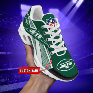 New York Jets Team Custom Name Air Max Shoes Air Cushion Sneakers