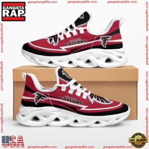 National Football League Atlanta Falcons Are Coming Curves Air Max Shoes Air Cushion Sneakers