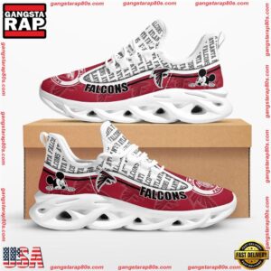 National Football League Atlanta Falcons Mickey Mouse Air Max Shoes Air Cushion Sneakers