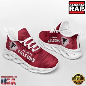 National Football League Atlanta Falcons Zebra Sport Team Air Max Shoes Air Cushion Sneakers