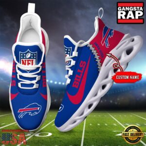 Personalized National Football League Buffalo Bills Name Air Max Shoes Air Cushion Sneakers