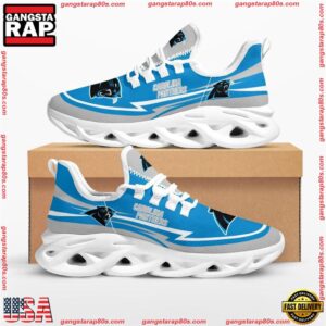National Football League Carolina Panthers Are Coming Curves Air Max Shoes Air Cushion Sneakers