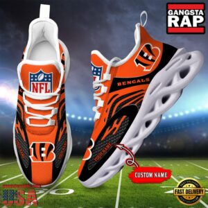 Personalized National Football League Cincinnati Bengals Air Max Shoes Air Cushion Sneakers