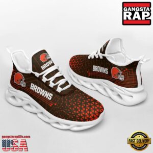 National Football League Cleveland Browns Electrical Circuit Sport Team Air Max Shoes Air Cushion Sneakers