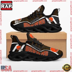 National Football League Cleveland Browns Jumpstart Air Max Shoes Air Cushion Sneakers Running Sneakers