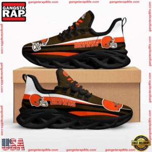 National Football League Cleveland Browns Max Soul Running Shoes
