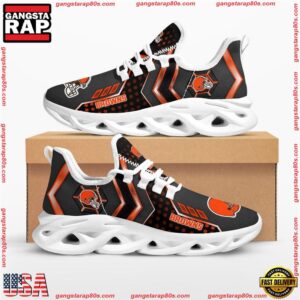 National Football League Cleveland Browns Pro Standard Air Max Shoes Air Cushion Sneakers