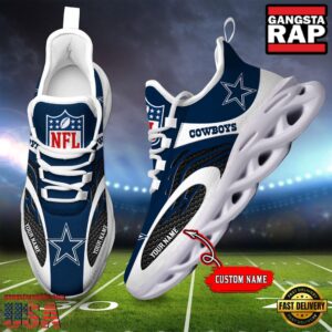Personalized National Football League Dallas Cowboys Air Max Shoes Air Cushion Sneakers