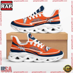 National Football League Denver Broncos Are Coming Curves Air Max Shoes Air Cushion Sneakers