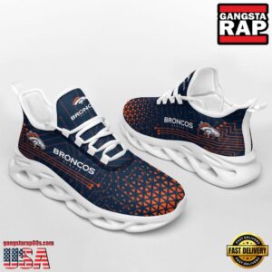 National Football League Denver Broncos Electrical Circuit Sport Team Air Max Shoes Air Cushion Sneakers