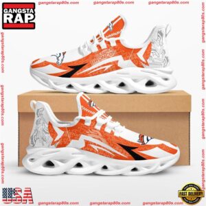 National Football League Denver Broncos Symbol Geometric Pattern Air Max Shoes Air Cushion Sneakers