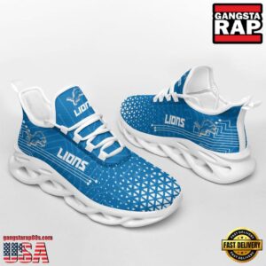 National Football League Detroit Lions Electrical Circuit Sport Team Air Max Shoes Air Cushion Sneakers