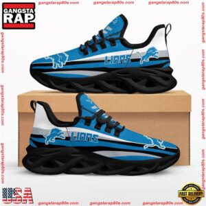National Football League Detroit Lions Max Soul Running Shoes