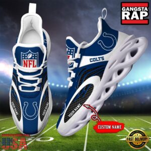 Personalized National Football League Indianapolis Colts Air Max Shoes Air Cushion Sneakers