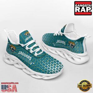 National Football League Jacksonville Jaguars Electrical Circuit Sport Team Air Max Shoes Air Cushion Sneakers