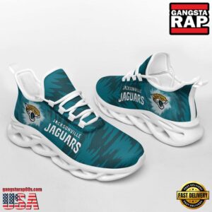 National Football League Jacksonville Jaguars Zebra Sport Team Air Max Shoes Air Cushion Sneakers