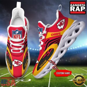 Personalized National Football League Kansas City Chiefs Air Max Shoes Air Cushion Sneakers