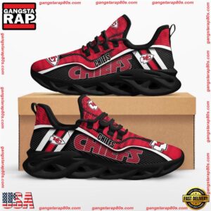 National Football League Kansas City Chiefs Jumpstart Air Max Shoes Air Cushion Sneakers Running Sneakers