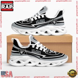 National Football League Las Vegas Raiders Are Coming Curves Air Max Shoes Air Cushion Sneakers