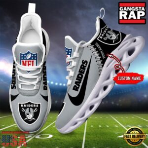 Personalized National Football League Las Vegas Raiders Name Air Max Shoes Air Cushion Sneakers
