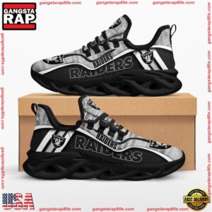 National Football League Las Vegas Raiders Jumpstart Air Max Shoes Air Cushion Sneakers Running Sneakers