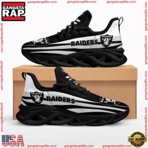 National Football League Las Vegas Raiders Max Soul Running Shoes