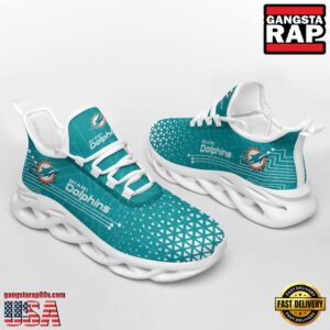 National Football League Miami Dolphins Electrical Circuit Sport Team Air Max Shoes Air Cushion Sneakers