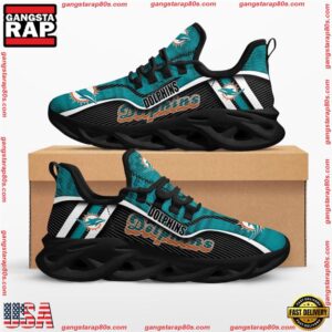 National Football League Miami Dolphins Jumpstart Air Max Shoes Air Cushion Sneakers Running Sneakers