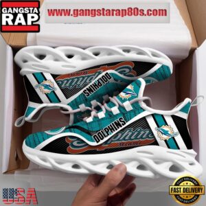 National Football League Miami Dolphins Unique Air Max Shoes Air Cushion Sneakers