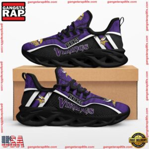 National Football League Minnesota Vikings Jumpstart Air Max Shoes Air Cushion Sneakers Running Sneakers