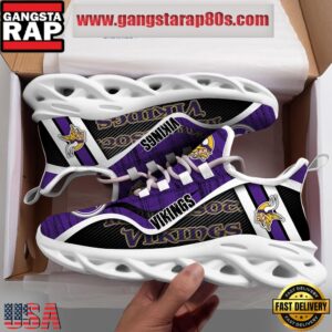 National Football League Minnesota Vikings Unique Air Max Shoes Air Cushion Sneakers