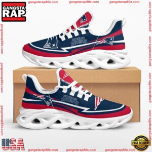 National Football League New England Patriots Are Coming Curves Air Max Shoes Air Cushion Sneakers