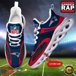 Personalized National Football League New England Patriots Air Max Shoes Air Cushion Sneakers