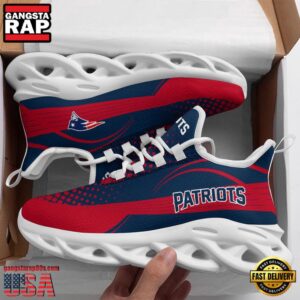 National Football League New England Patriots New Design 2025 Air Max Shoes Air Cushion Sneakers