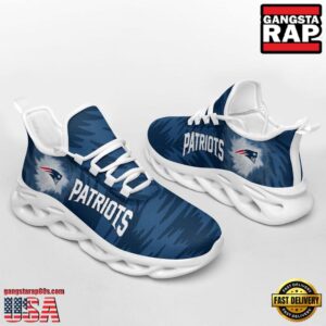 National Football League New England Patriots Zebra Sport Team Air Max Shoes Air Cushion Sneakers
