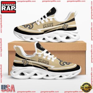 National Football League New Orleans Saints Are Coming Curves Air Max Shoes Air Cushion Sneakers