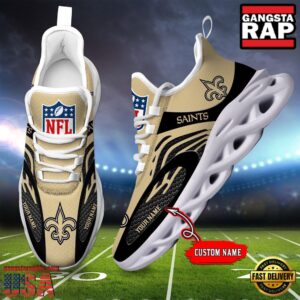 Personalized National Football League New Orleans Saints Air Max Shoes Air Cushion Sneakers