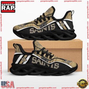 National Football League New Orleans Saints Jumpstart Air Max Shoes Air Cushion Sneakers Running Sneakers