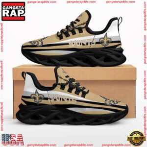 National Football League New Orleans Saints Max Soul Running Shoes